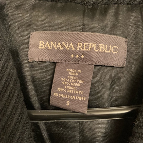 Women’s collar pea coat. Banana Republic - Picture 3 of 5